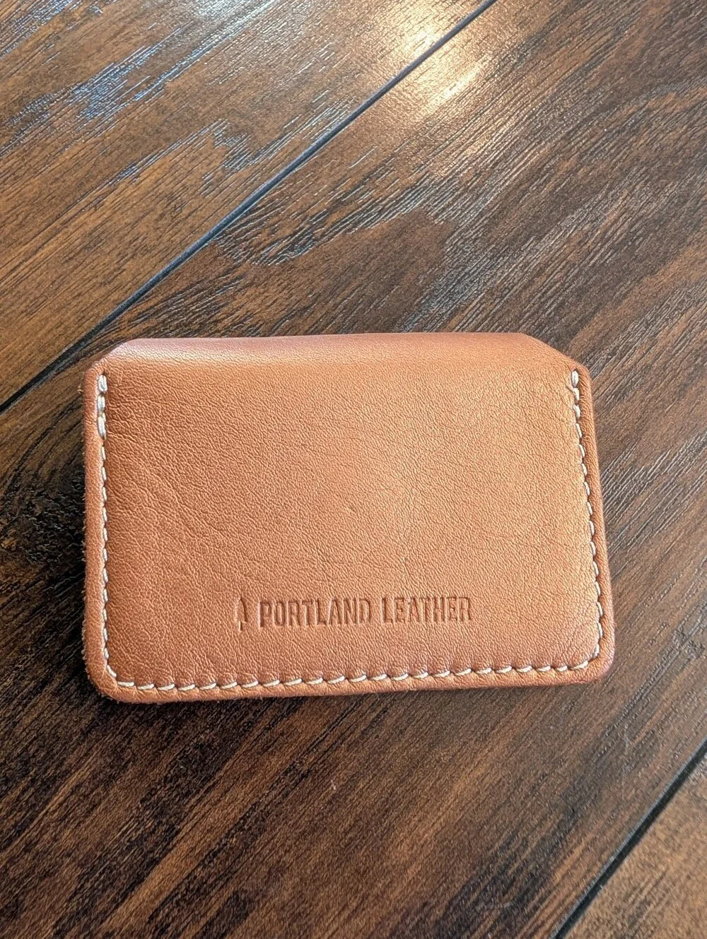 EUC Portland Leather Goods Company Lovebug Genuine Leather Credit Card Wallet